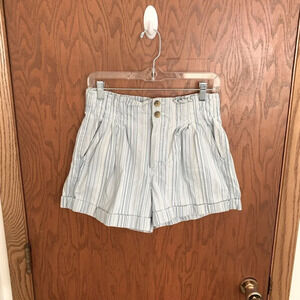 American Eagle Striped Mom Shorts